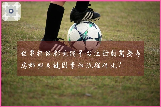 世界杯体彩竞猜平台注册前需要考虑哪些关键因素和流程对比？